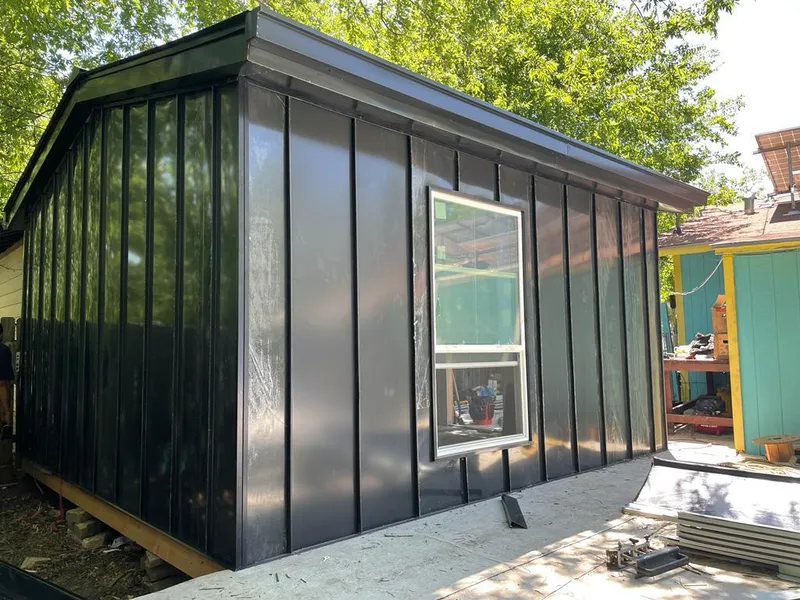 Black standing seam metal wall panels for Metal Roof Installation in Urban Honolulu
